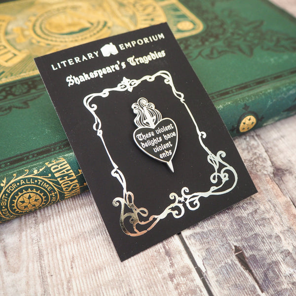 Romeo & Juliet Enamel Pin - Shakespeare’s Tragedies Collection