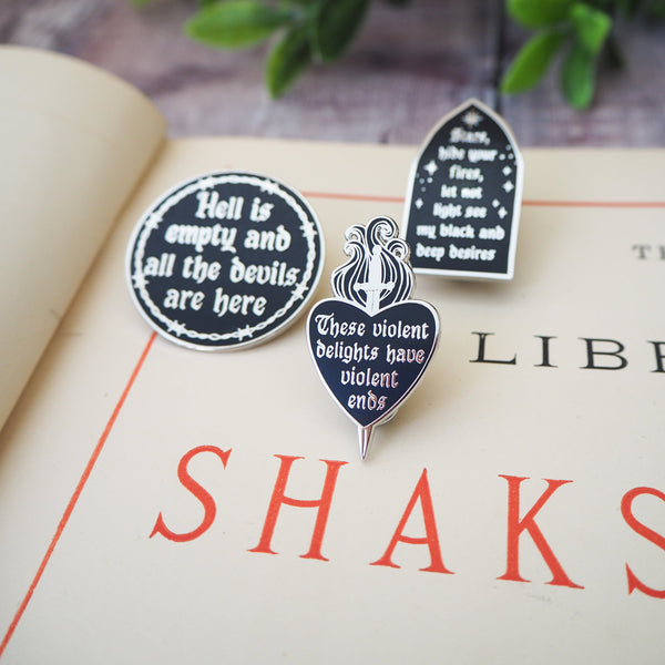 Romeo & Juliet Enamel Pin - Shakespeare’s Tragedies Collection