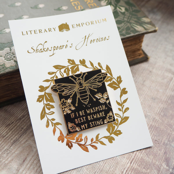 Katherina The Taming of the Shrew Enamel Pin - Shakespeare's Heroines Collection