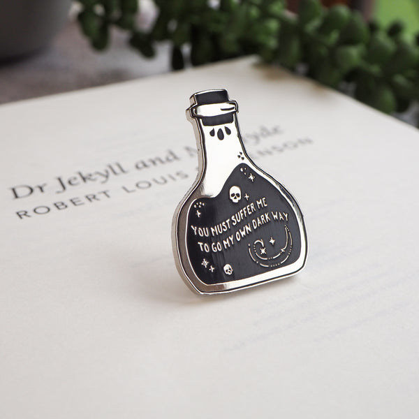 Dr Jekyll And Mr Hyde Potion Enamel Pin - Gothic Literature Collection