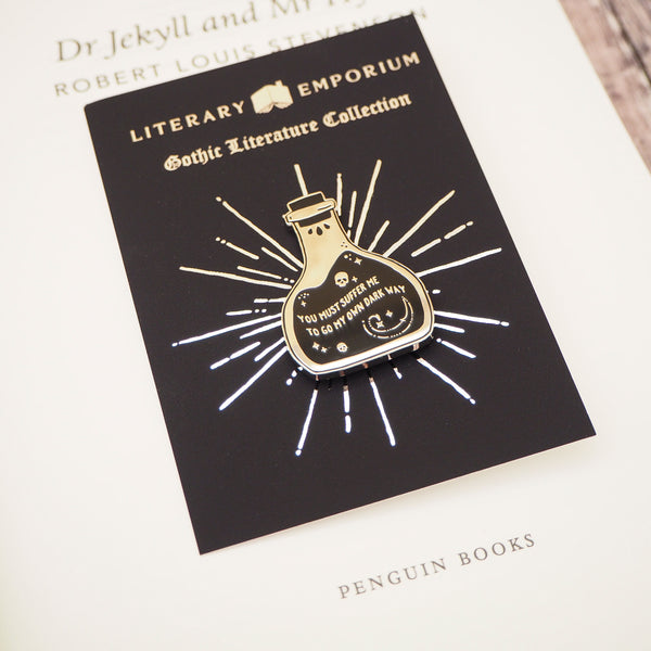Dr Jekyll And Mr Hyde Potion Enamel Pin - Gothic Literature Collection