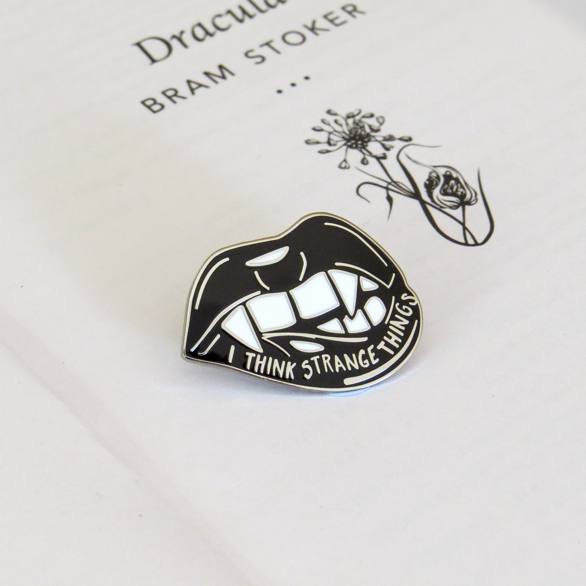 Dracula Enamel Pin - Gothic Literature Collection