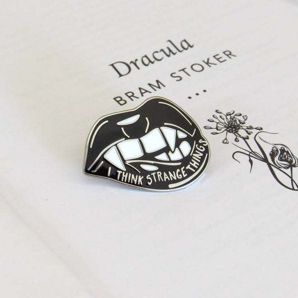 Dracula Enamel Pin - Gothic Literature Collection