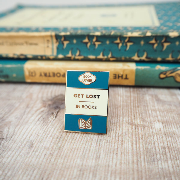 'Get Lost In Books' Enamel Pin