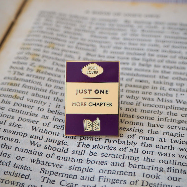 'Just One More Chapter' Enamel Pin