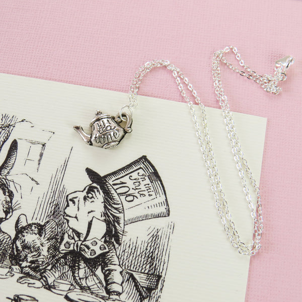 Alice In Wonderland Teapot Necklace
