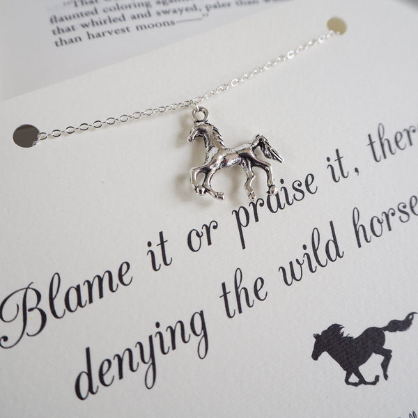 Virginia Woolf Wild Horse Necklace